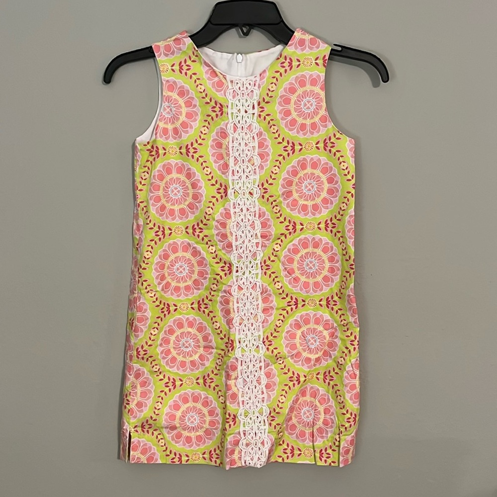 The Bailey Boys pink floral shirt dress size 8